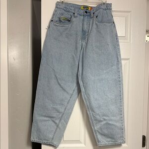 Empyre Kids Colby Light Blue Ultra Loose Denim Skate Jeans.